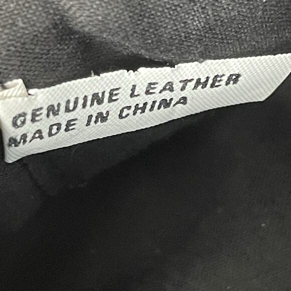 VTG Black Patchwork Boho Leather Suede 80s Shoulder Crossbody Bag Glam Studio 54 - Picture 14 of 16